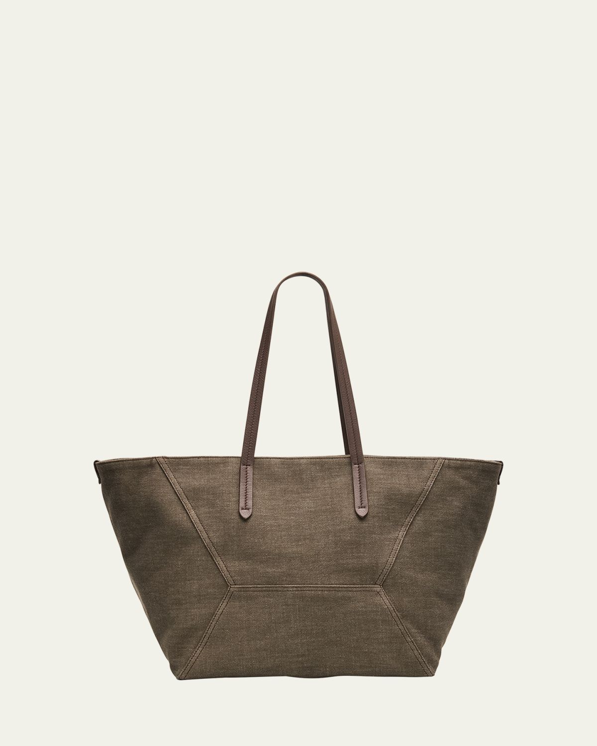 Brunello Cucinelli No-Fade Denim Tote Bag