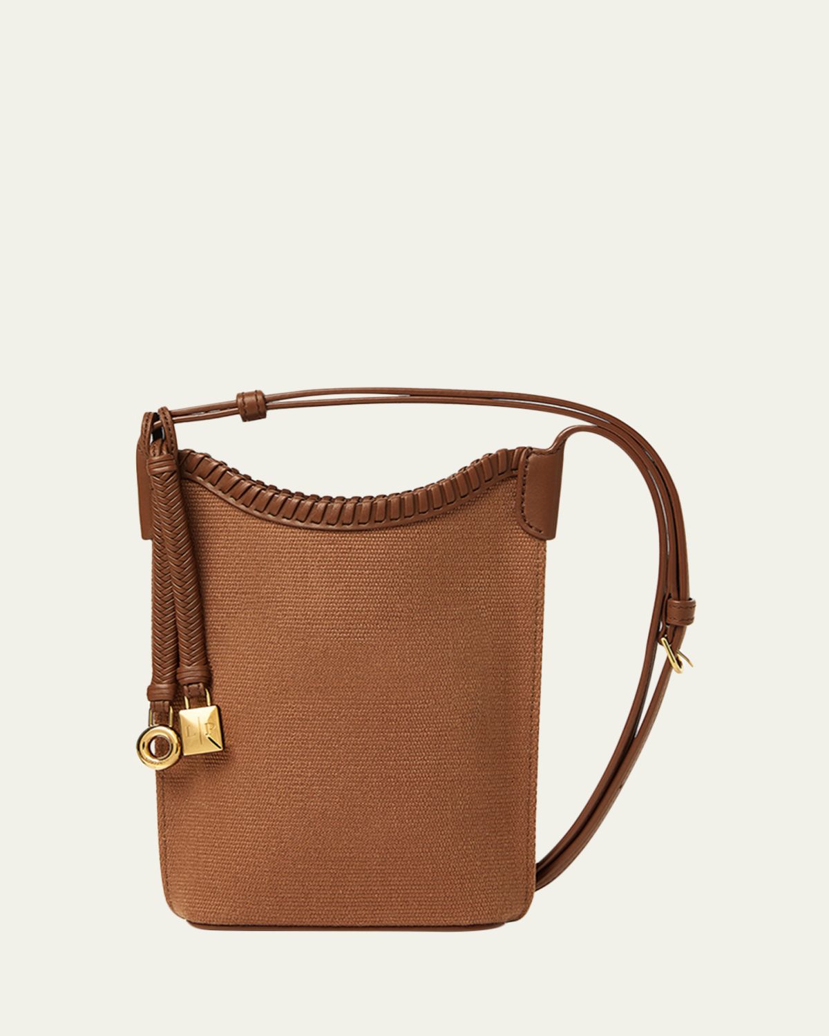 Loro Piana Bale Canvas Phone Case Crossbody Bag