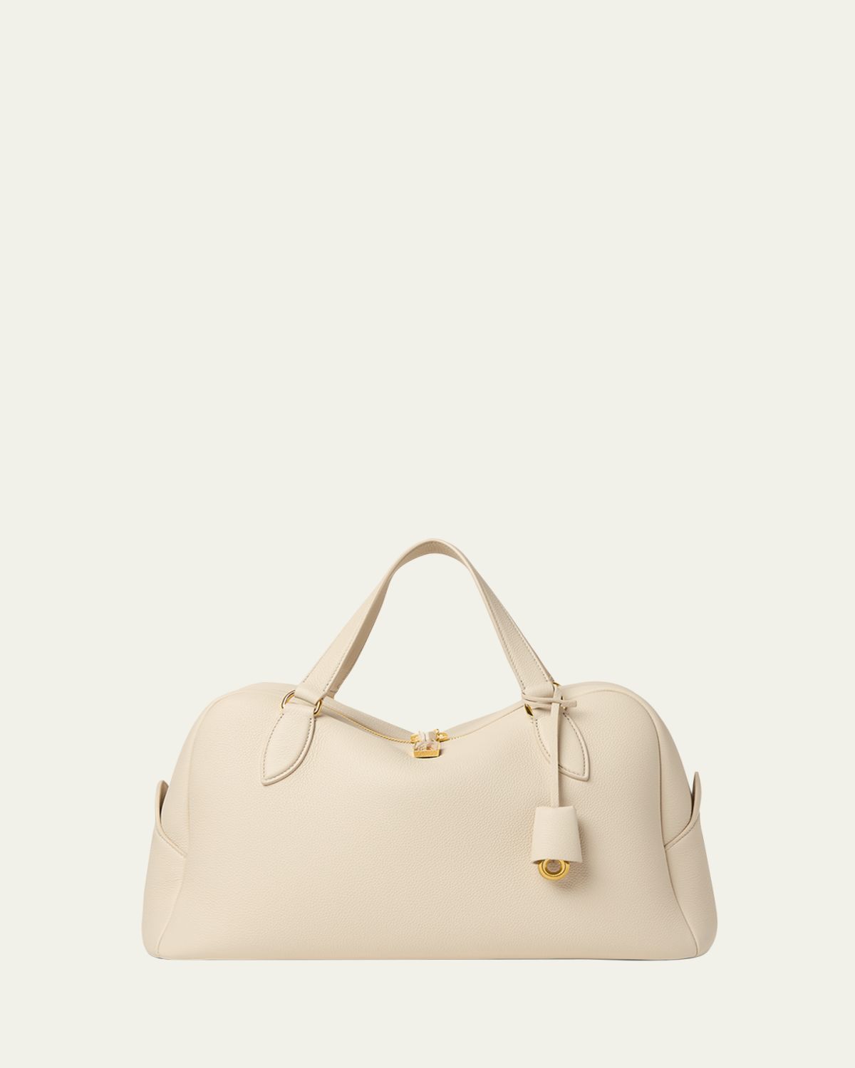 Loro Piana Needle Medium Leather Top-Handle Bag