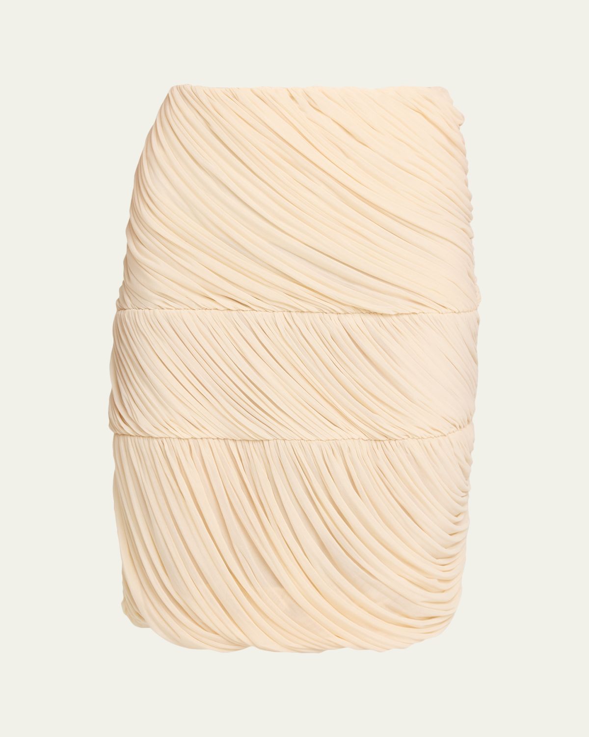 Ronny Kobo Alory Draped Jersey Skirt