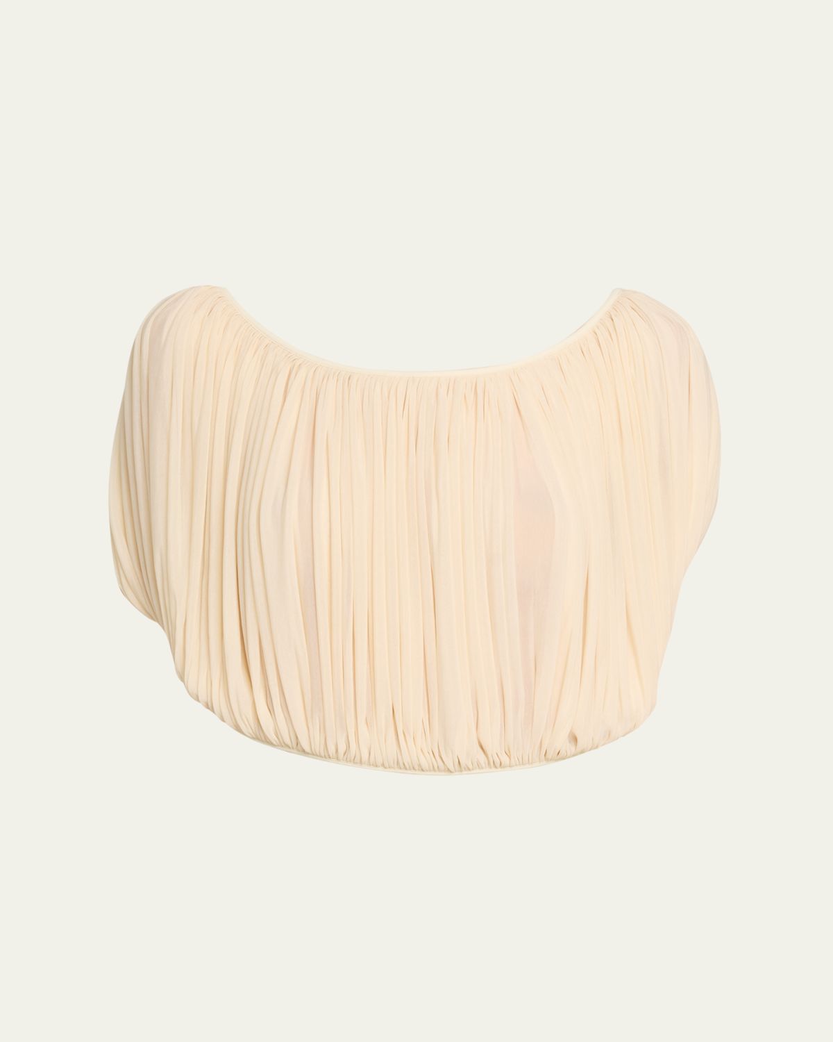 Ronny Kobo Marie Draped Crop Top