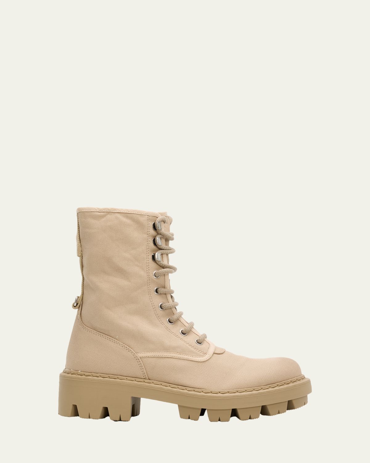 Prada Canvas Ankle Combat Boots | Thumbnail 10 Prada Canvas Ankle Combat Boots | Thumbnail 10