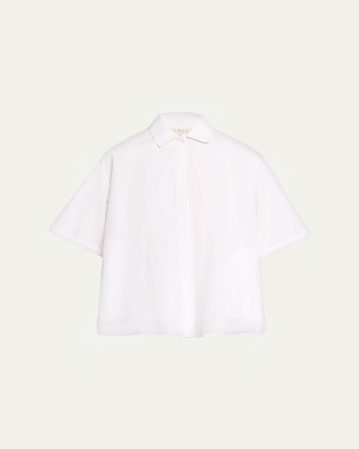 Lafayette 148 New York Pleated Cotton Shirt | Thumbnail 6 Lafayette 148 New York Pleated Cotton Shirt | Thumbnail 6