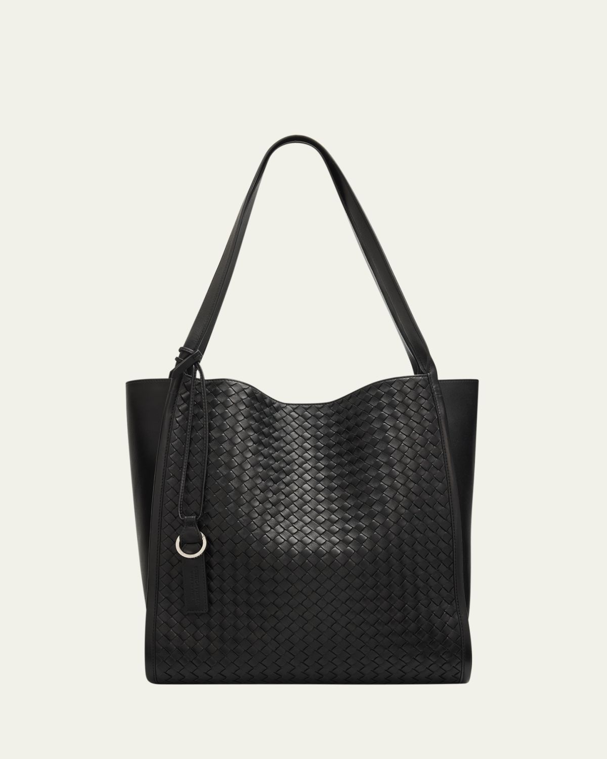 Bottega Veneta Men's Small Corriere Tote Bag in Intrecciato Leather