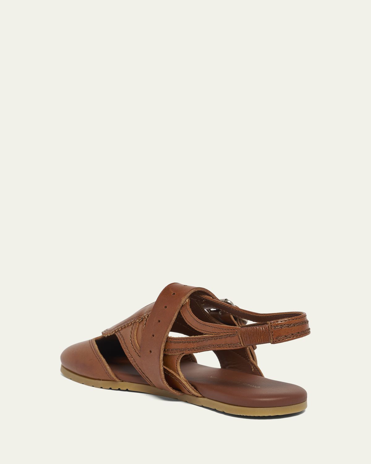 Dries Van Noten Cutout Leather Slingback Flats | Thumbnail 2 Dries Van Noten Cutout Leather Slingback Flats | Thumbnail 2