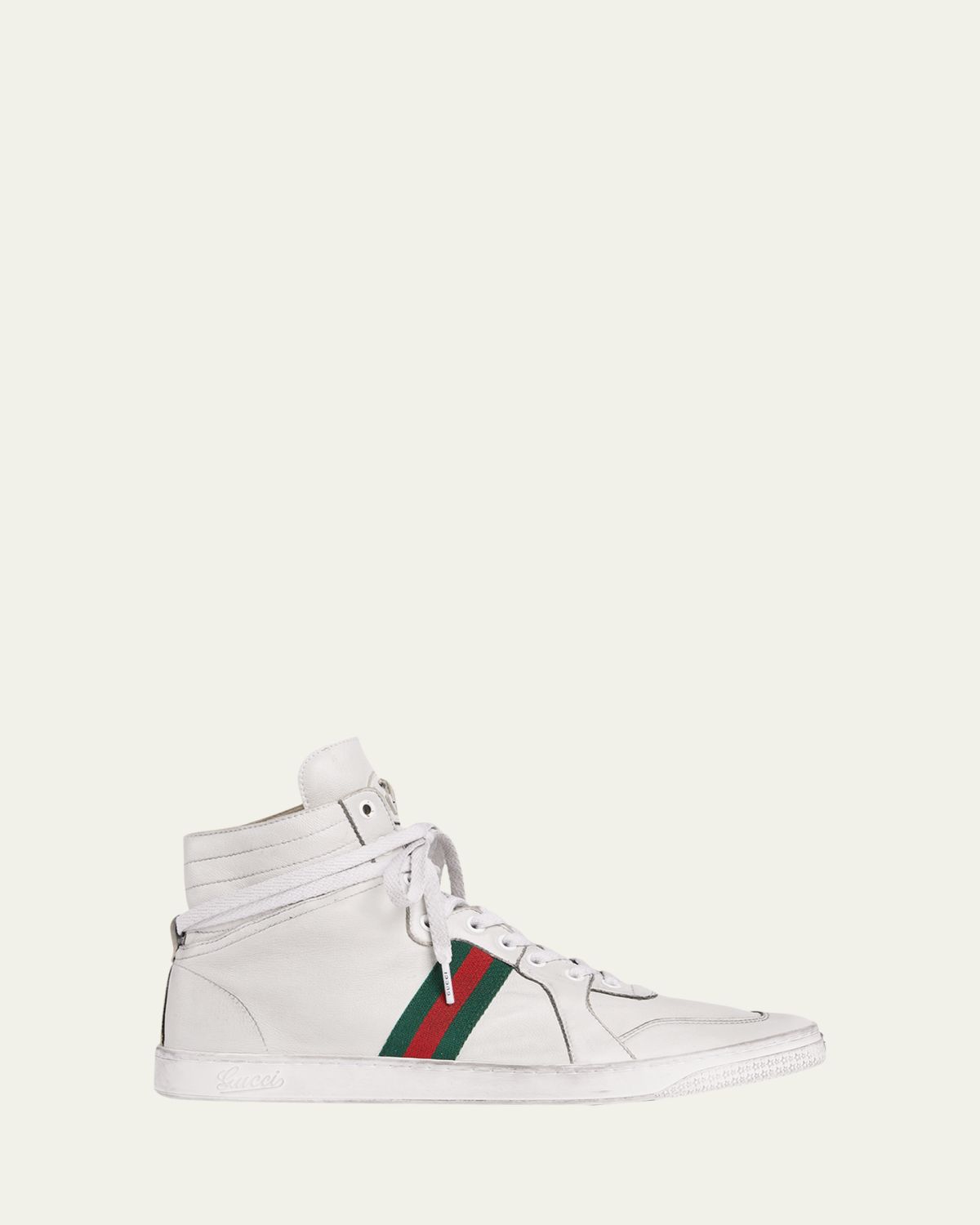 Gucci Men's Coda Leather High-Top Sneakers
