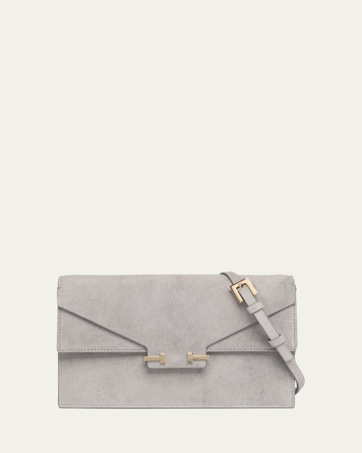 TOM FORD Mini Suede T-Clasp Shoulder Bag | Thumbnail 6