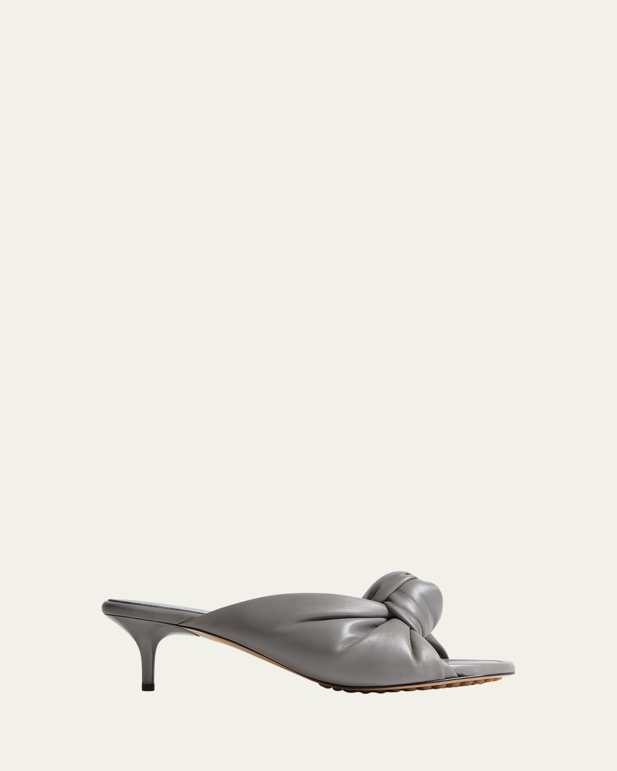 Bottega Veneta 35mm Cherry Knotted Leather Mule Sandals