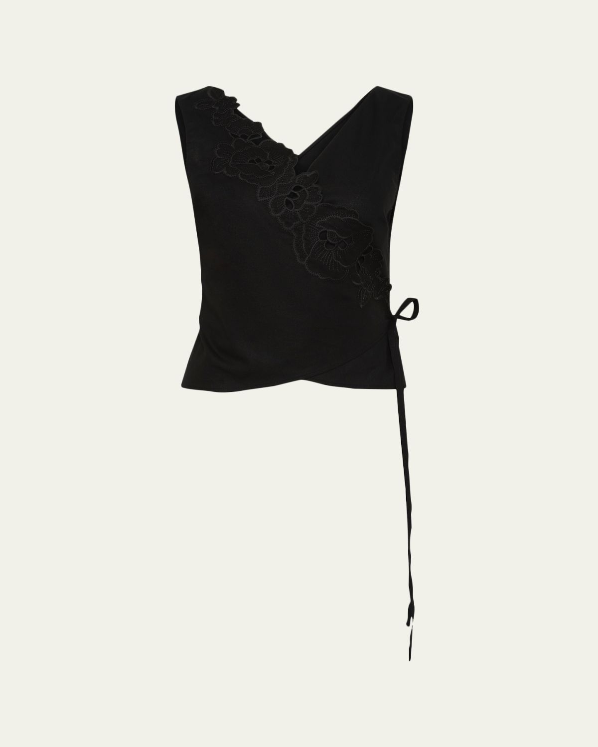 SIR Klara Embroidered Wrap Top | Thumbnail 6 SIR Klara Embroidered Wrap Top | Thumbnail 6