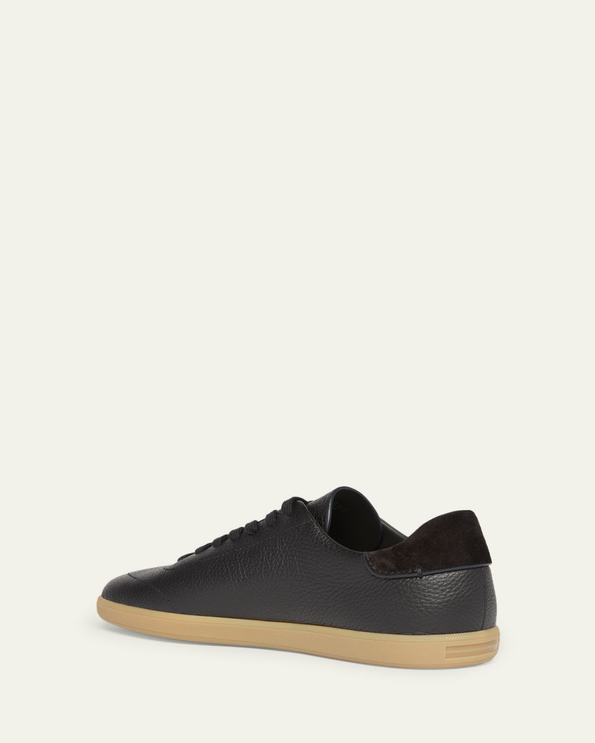 ZEGNA Men's 232 Grained Leather Low-Top Sneakers | Thumbnail 2 ZEGNA Men's 232 Grained Leather Low-Top Sneakers | Thumbnail 2