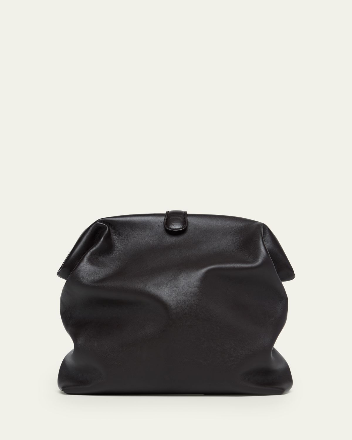 Bottega Veneta Lauren 1980 Leather Clutch Pouch Bag