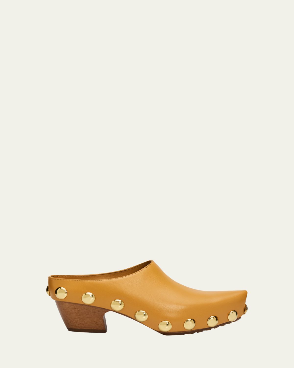 Bottega Veneta 30mm Gondola Shiny Natural Leather Clogs | Thumbnail 4
