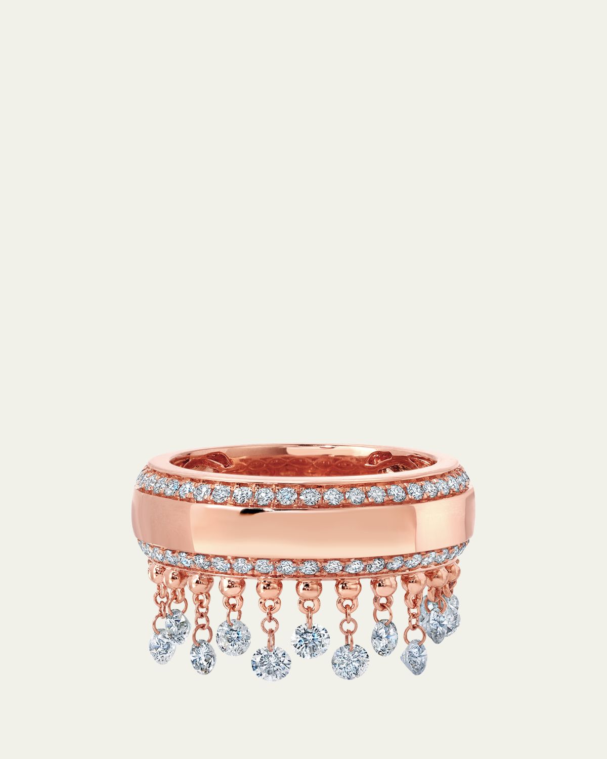 Graziela Gems 18K Floating Diamond Cigar Band