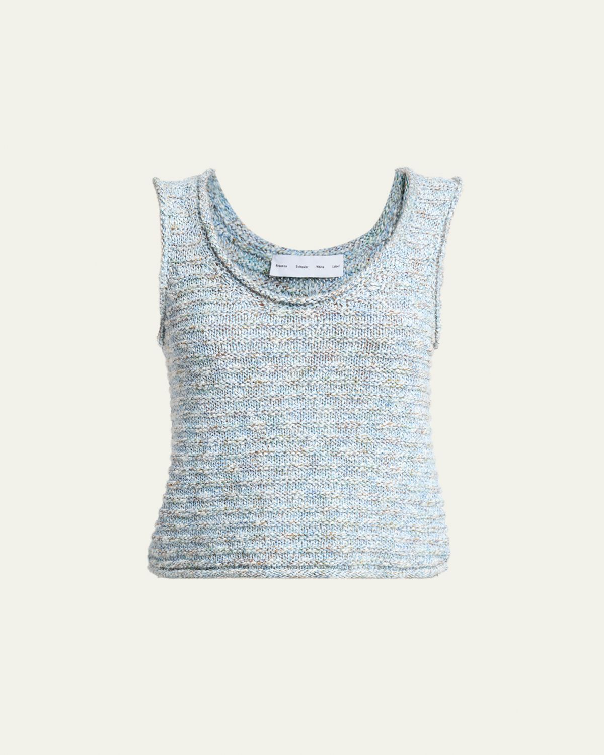 Proenza Schouler White Label Janine Melange Knit Tank Top