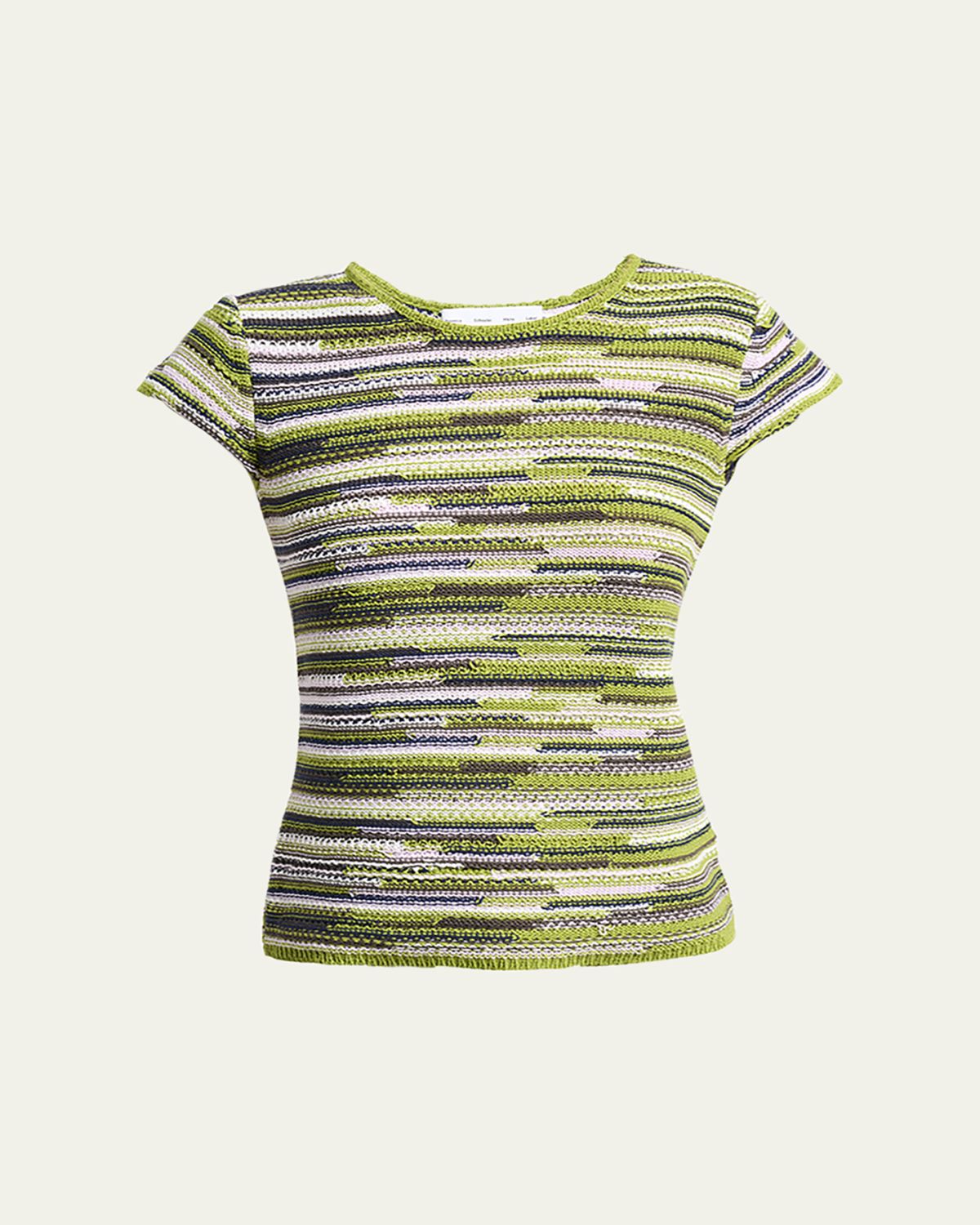 Proenza Schouler White Label Veya Textured Knit Tee