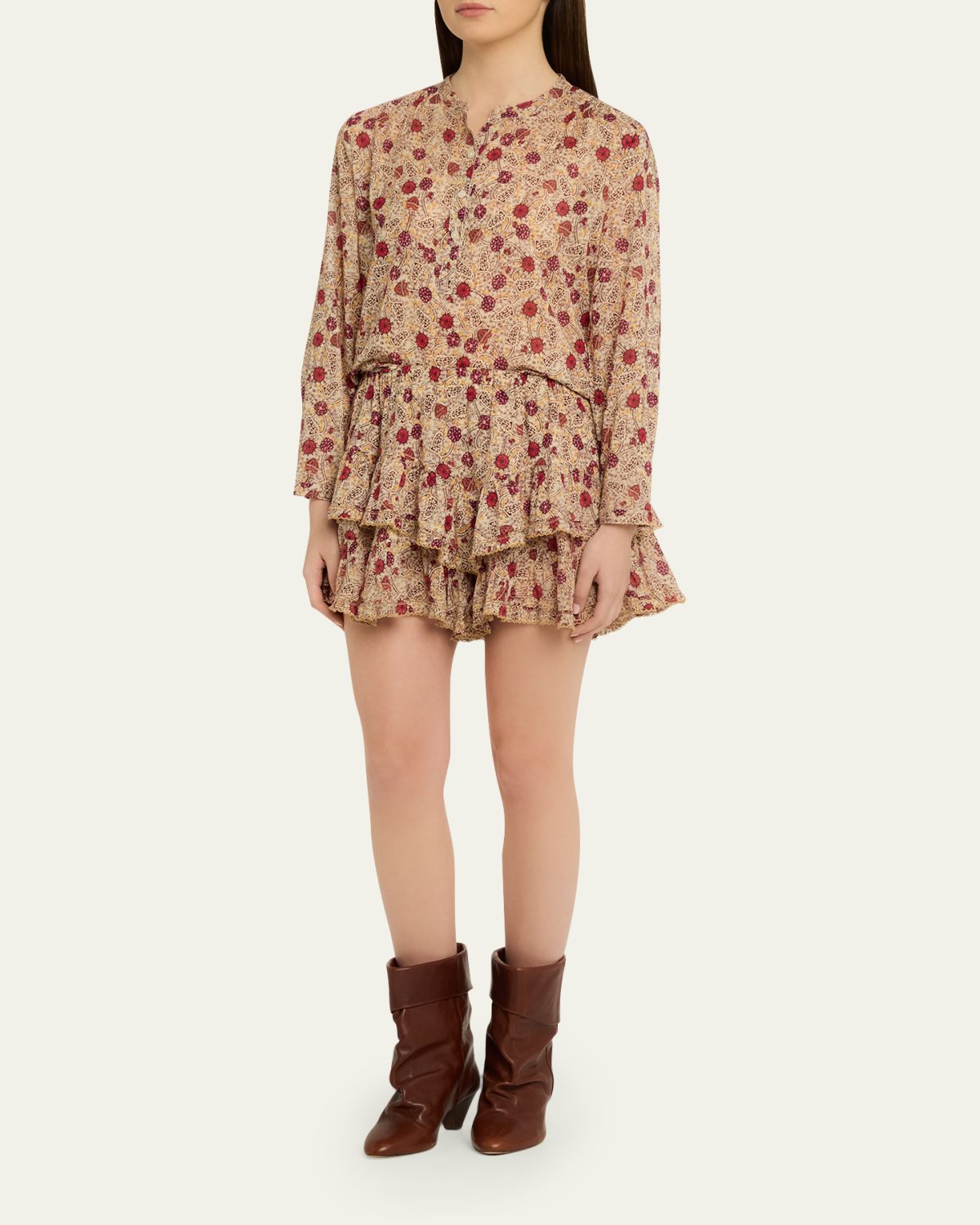Etoile Isabel Marant Maria Floral Cotton Top | Thumbnail 2 Etoile Isabel Marant Maria Floral Cotton Top | Thumbnail 2