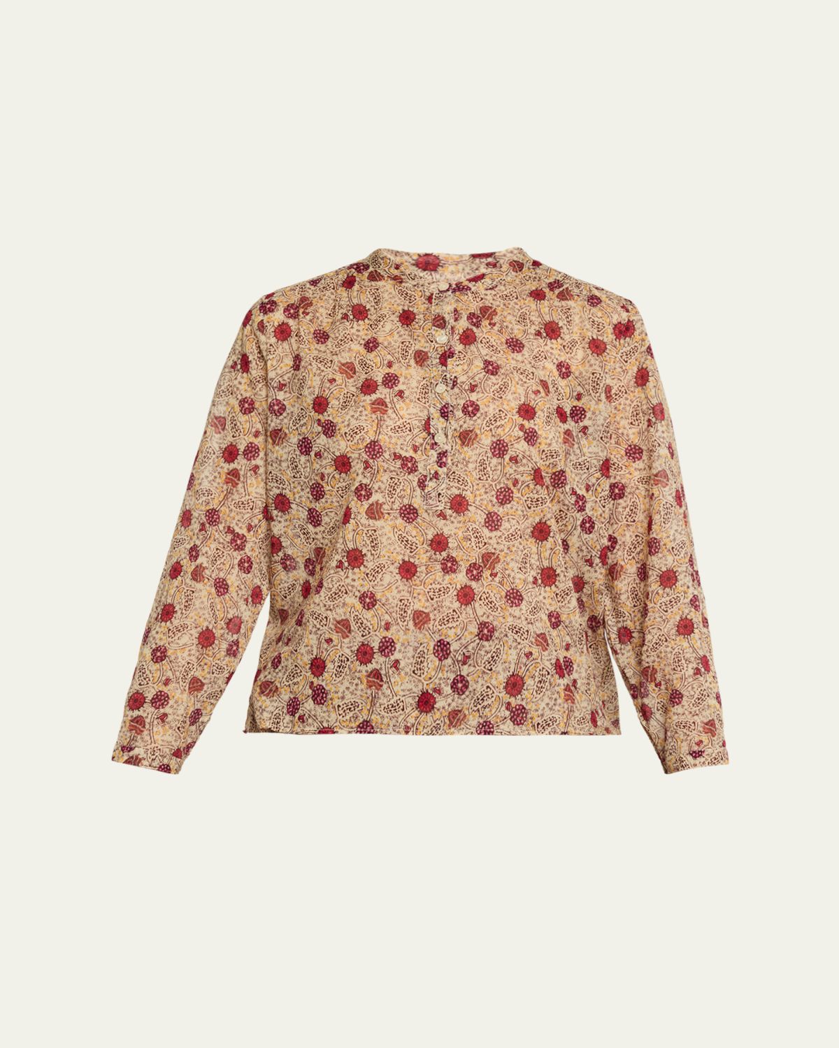 Etoile Isabel Marant Maria Floral Cotton Top