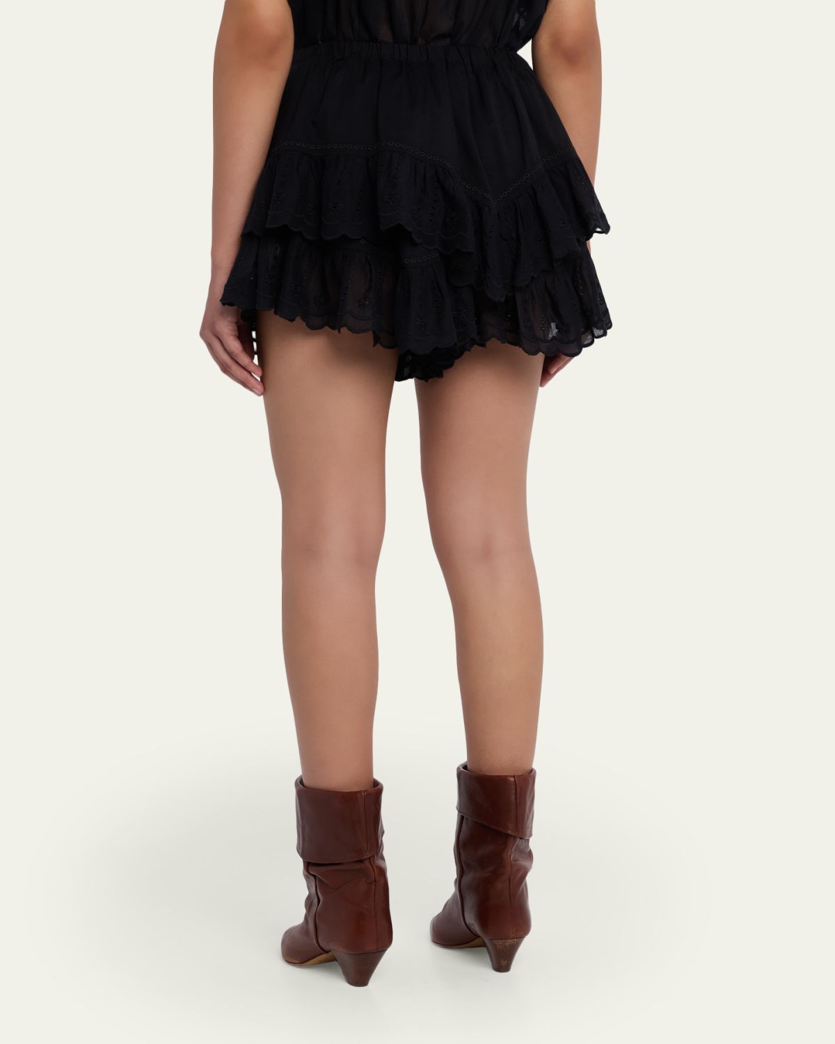 Etoile Isabel Marant Jocadia Embroidered Tiered Mini Skirt | Thumbnail 3 Etoile Isabel Marant Jocadia Embroidered Tiered Mini Skirt | Thumbnail 3