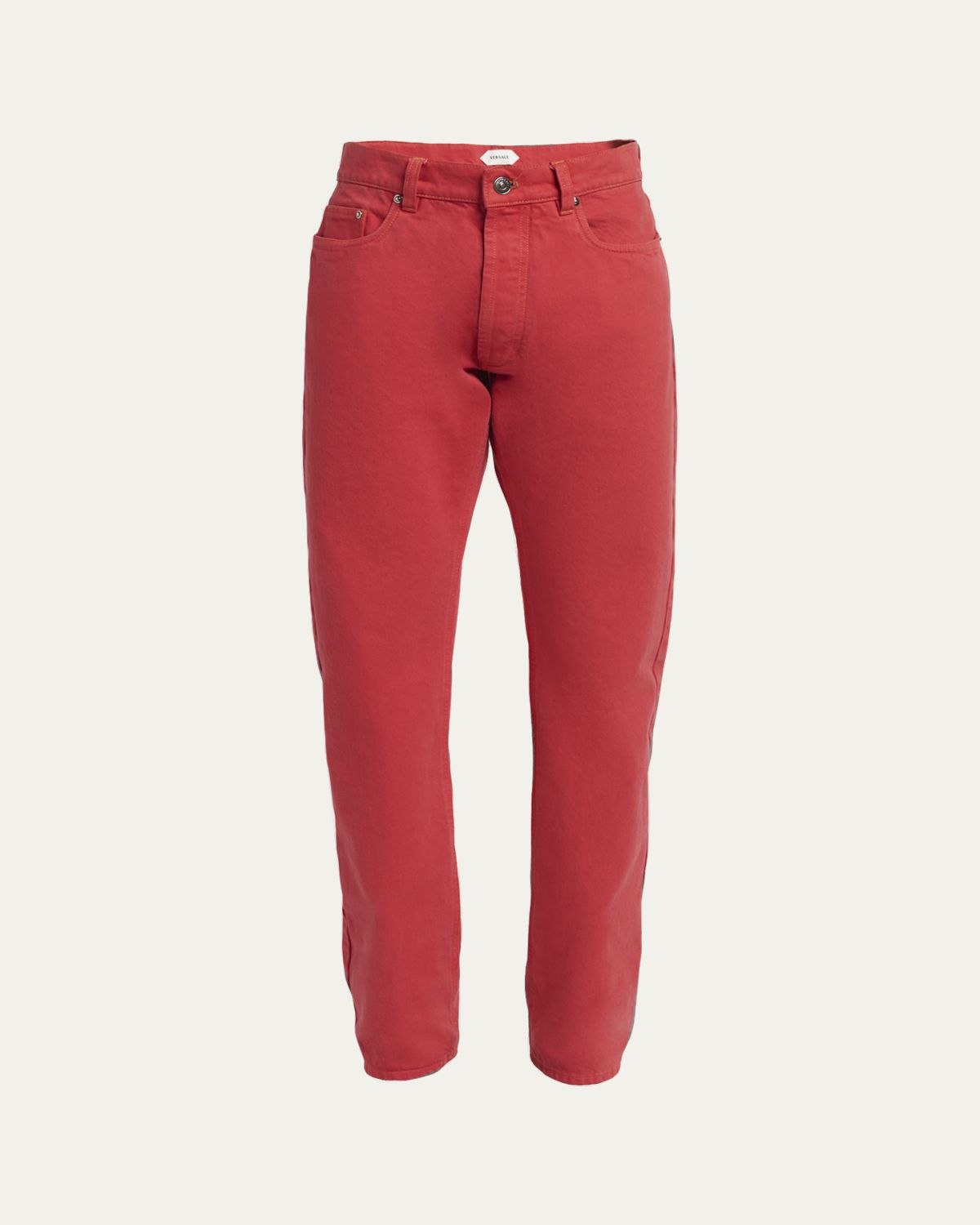 Versace Five-Pocket Straight Jeans
