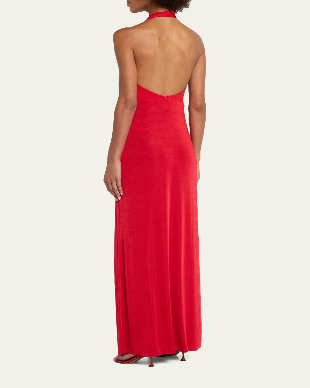 SEROYA Kayla Draped Jersey Maxi Dress | Thumbnail 3 SEROYA Kayla Draped Jersey Maxi Dress | Thumbnail 3
