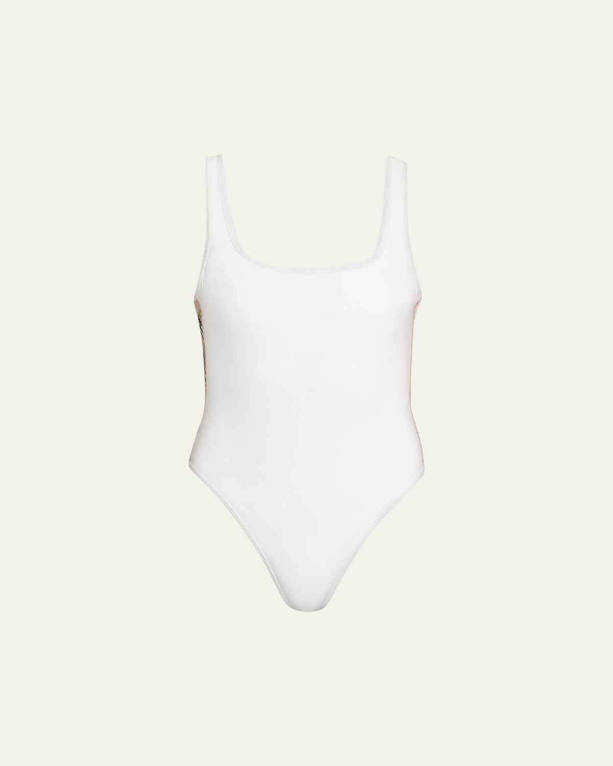 Burberry Sorcha Check Trim One-Piece Swimsuit | Thumbnail 5 Burberry Sorcha Check Trim One-Piece Swimsuit | Thumbnail 5