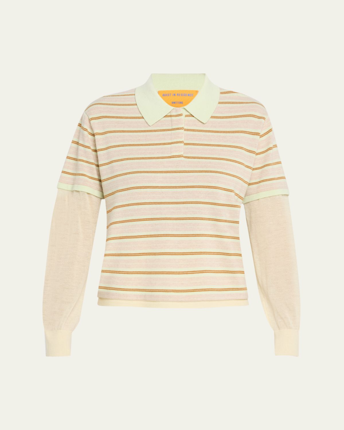 Guest in Residence Layered Stripe Cashmere Rugby Sweater | Thumbnail 6 Guest in Residence Layered Stripe Cashmere Rugby Sweater | Thumbnail 6