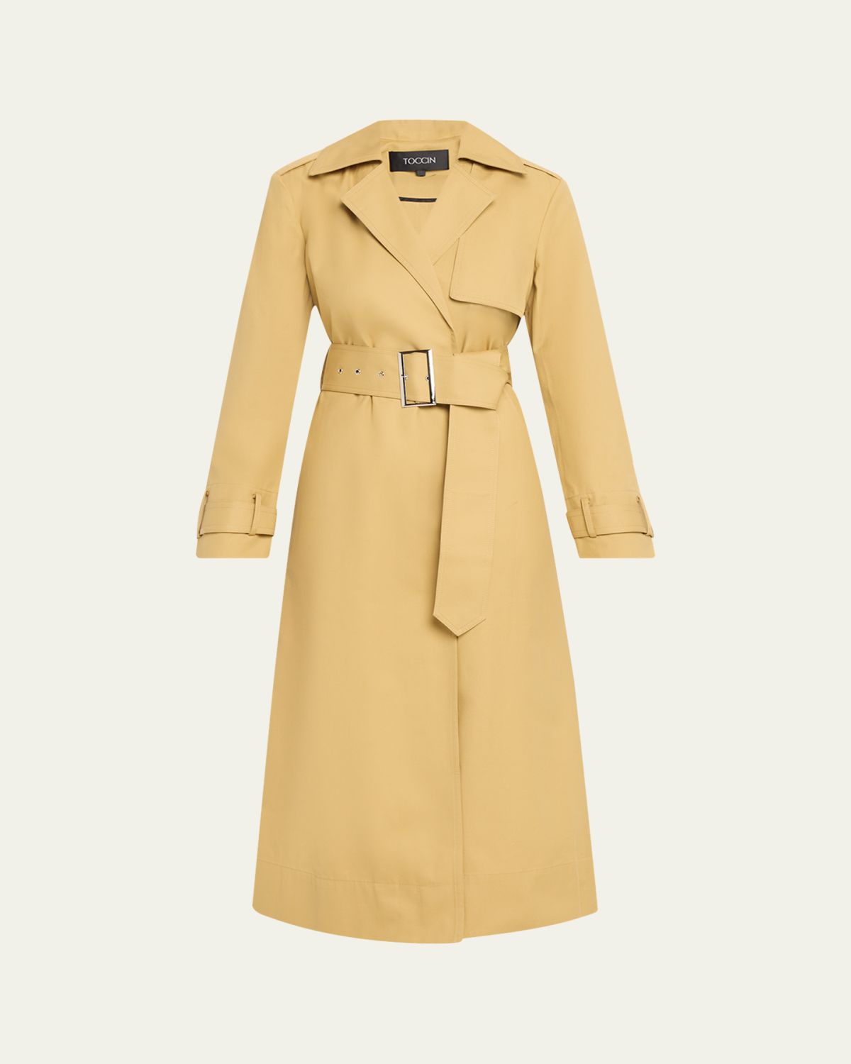 Toccin Declan Classic Belted Trench Coat