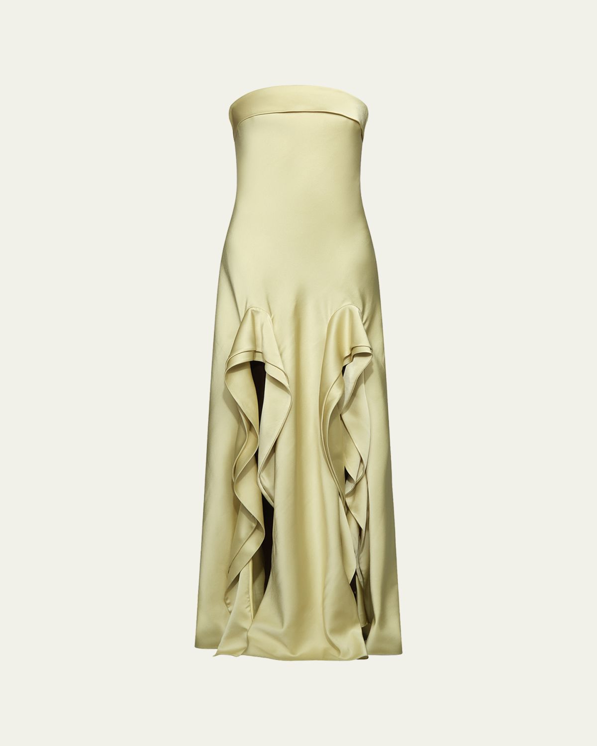 Et Ochs Vernon Strapless Draped Side-Slit Gown | Thumbnail 6 Et Ochs Vernon Strapless Draped Side-Slit Gown | Thumbnail 6