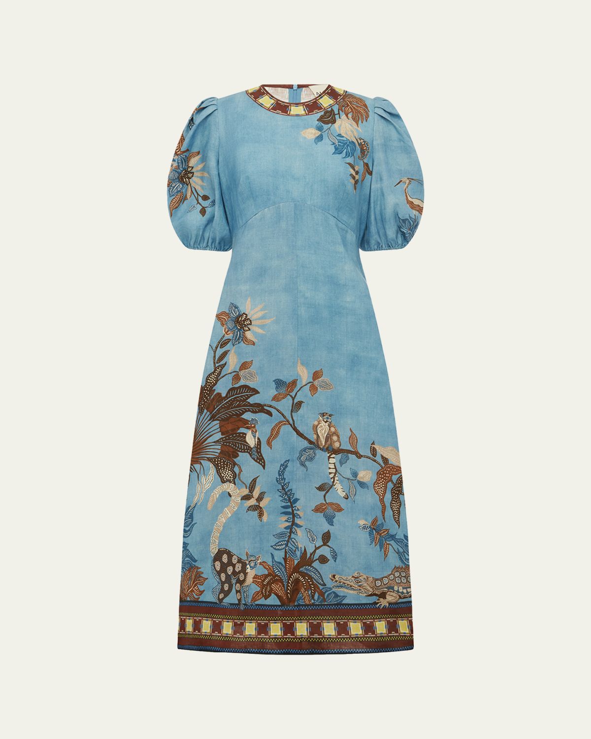ALÉMAIS Georgie Linen Midi Dress | Thumbnail 8