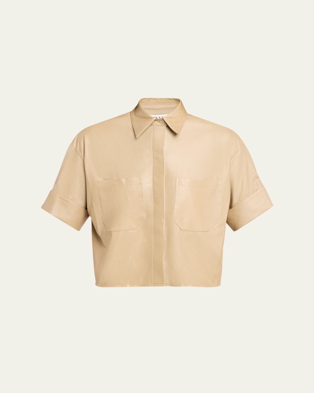 TWP My Newest Mistake Shirt in Leather