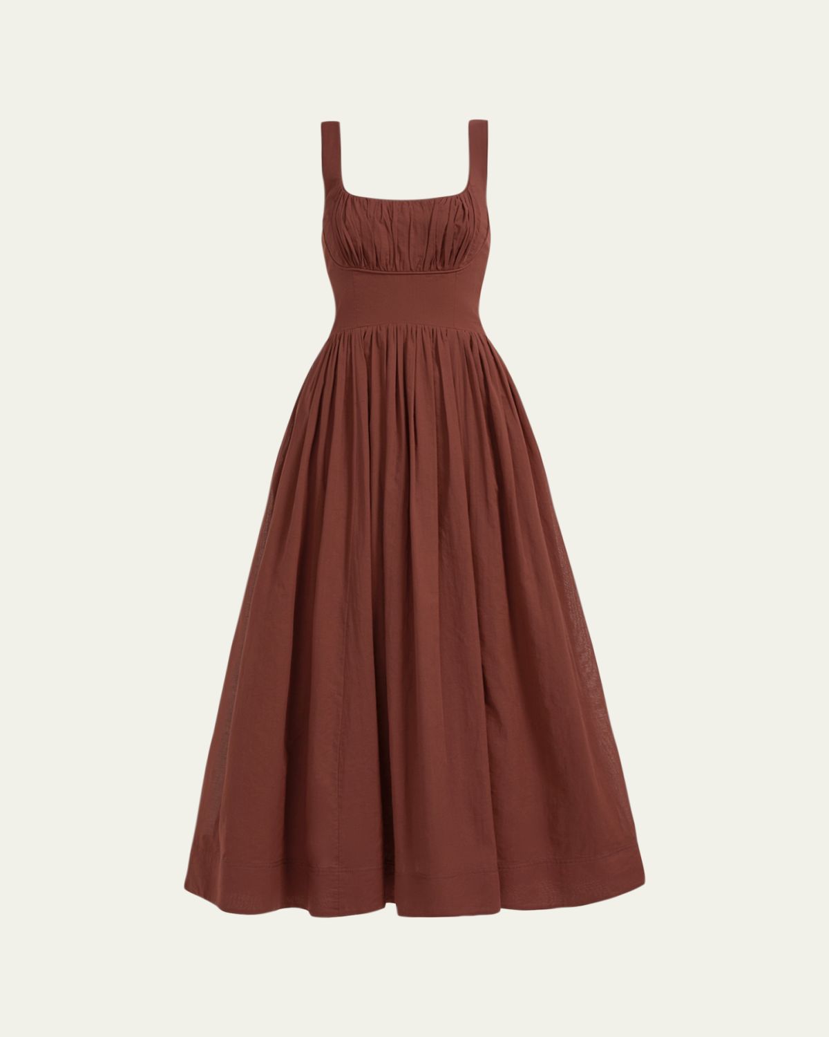 Aje Sunny Gathered Poplin Maxi Dress | Thumbnail 6