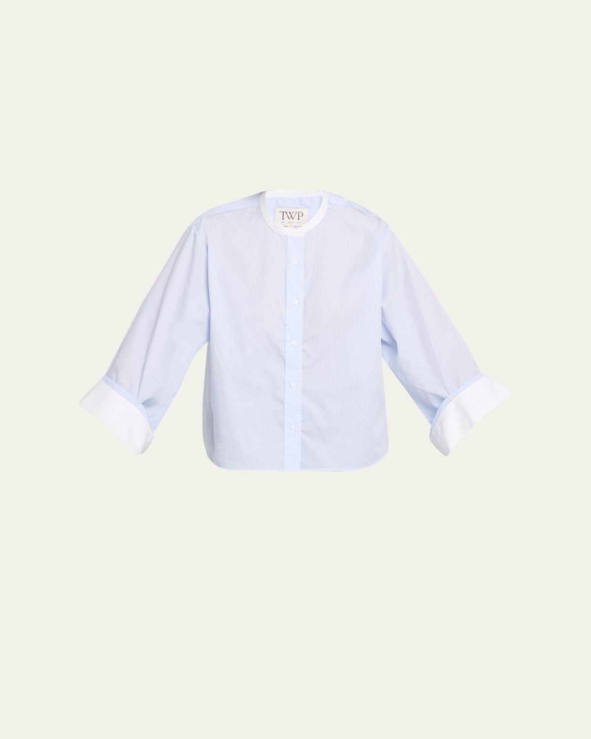 TWP Beau Striped Button-Front Shirt