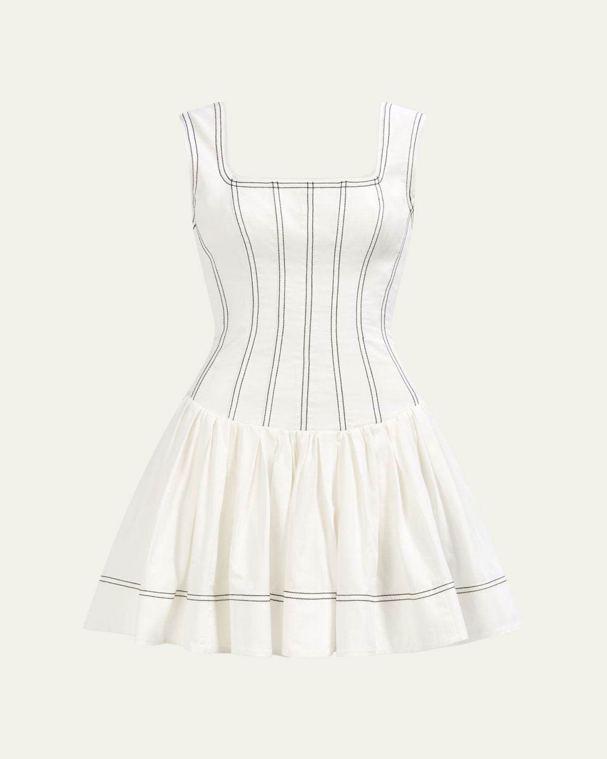 Aje Parallel Poplin Mini Dress | Thumbnail 6 Aje Parallel Poplin Mini Dress | Thumbnail 6