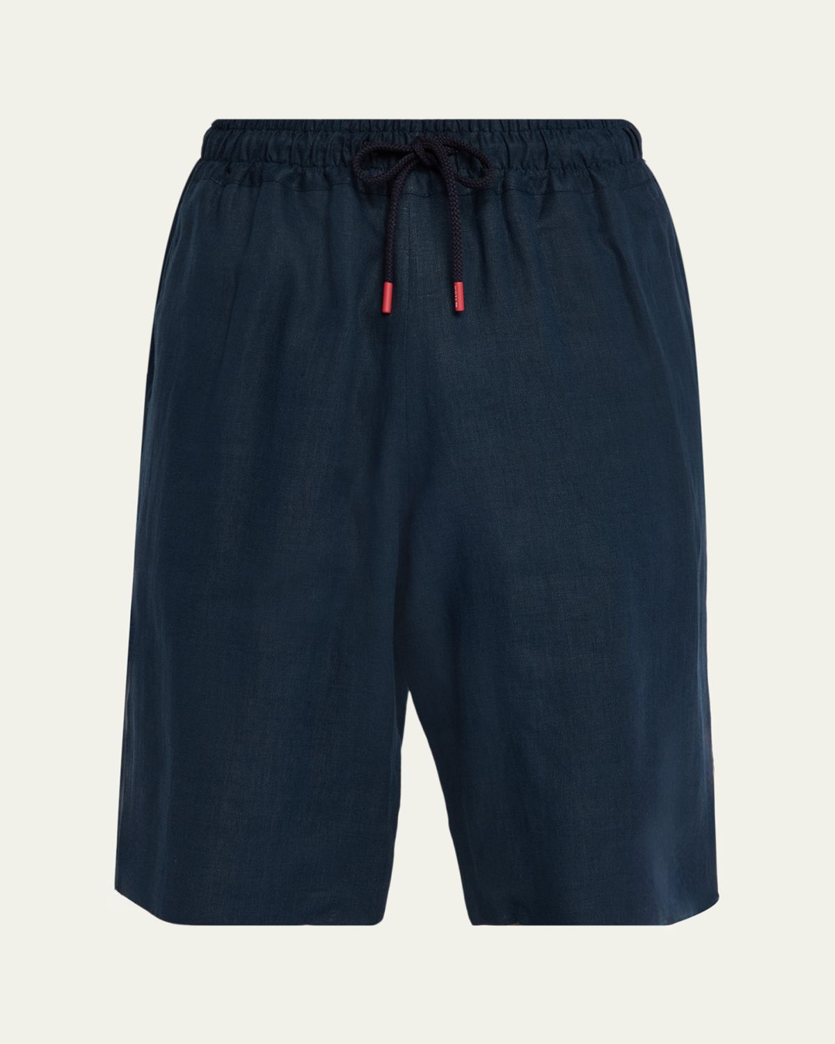 Kiton Men's Linen Drawstring Shorts