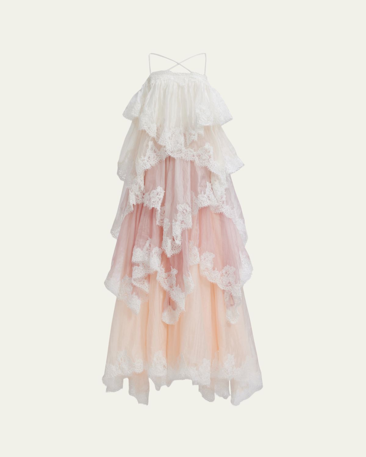 Aje Ophelia Tiered Lace Gown | Thumbnail 4