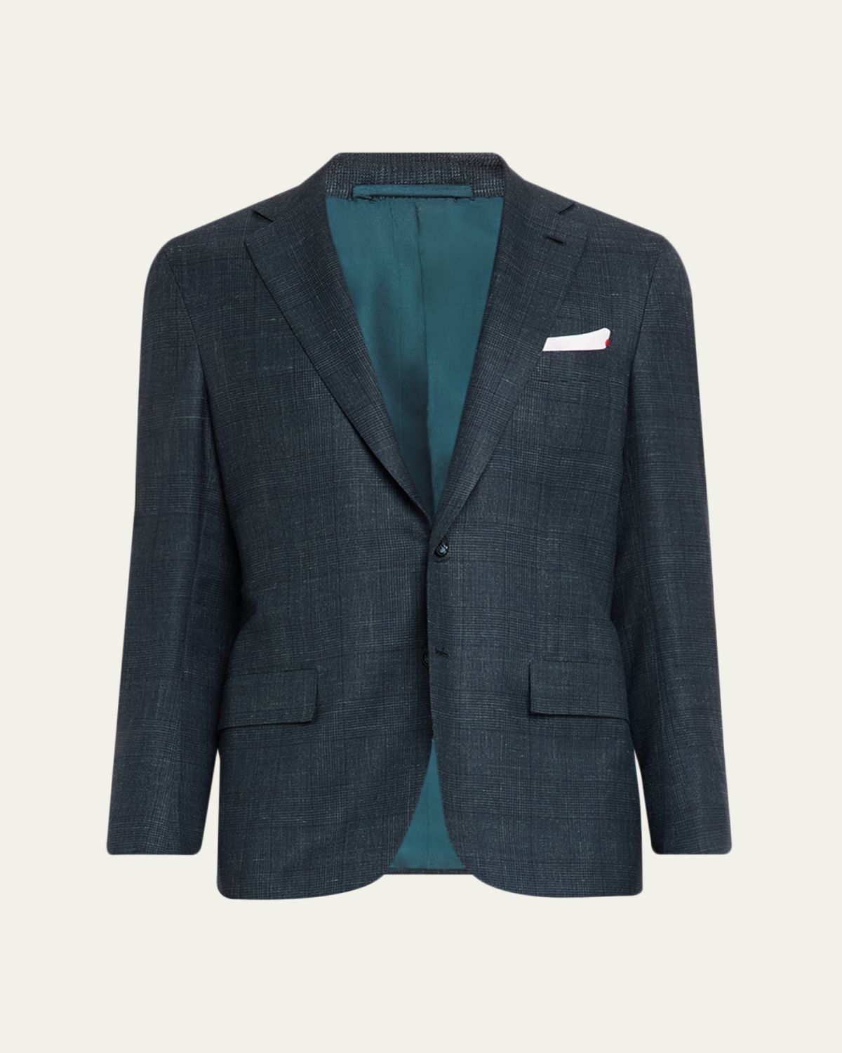 Kiton Men's Tonal Plaid Cashmere Two-Piece Suit | Thumbnail 6 Kiton Men's Tonal Plaid Cashmere Two-Piece Suit | Thumbnail 6