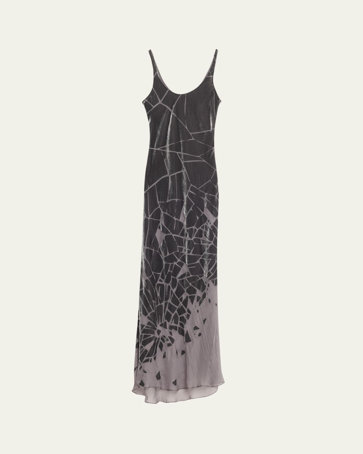 GRACE LING Cracked Velvet Burnout Bias-Cut Maxi Dress | Thumbnail 6 GRACE LING Cracked Velvet Burnout Bias-Cut Maxi Dress | Thumbnail 6