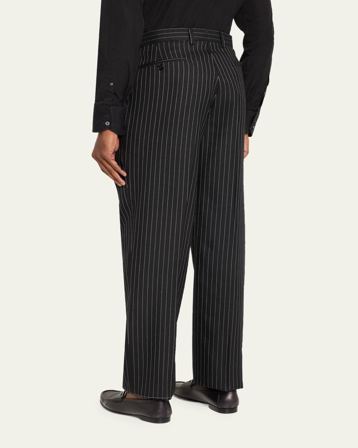 Ralph Lauren Purple Label Glenn Handmade Rope-Stripe Trouser | Thumbnail 3 Ralph Lauren Purple Label Glenn Handmade Rope-Stripe Trouser | Thumbnail 3