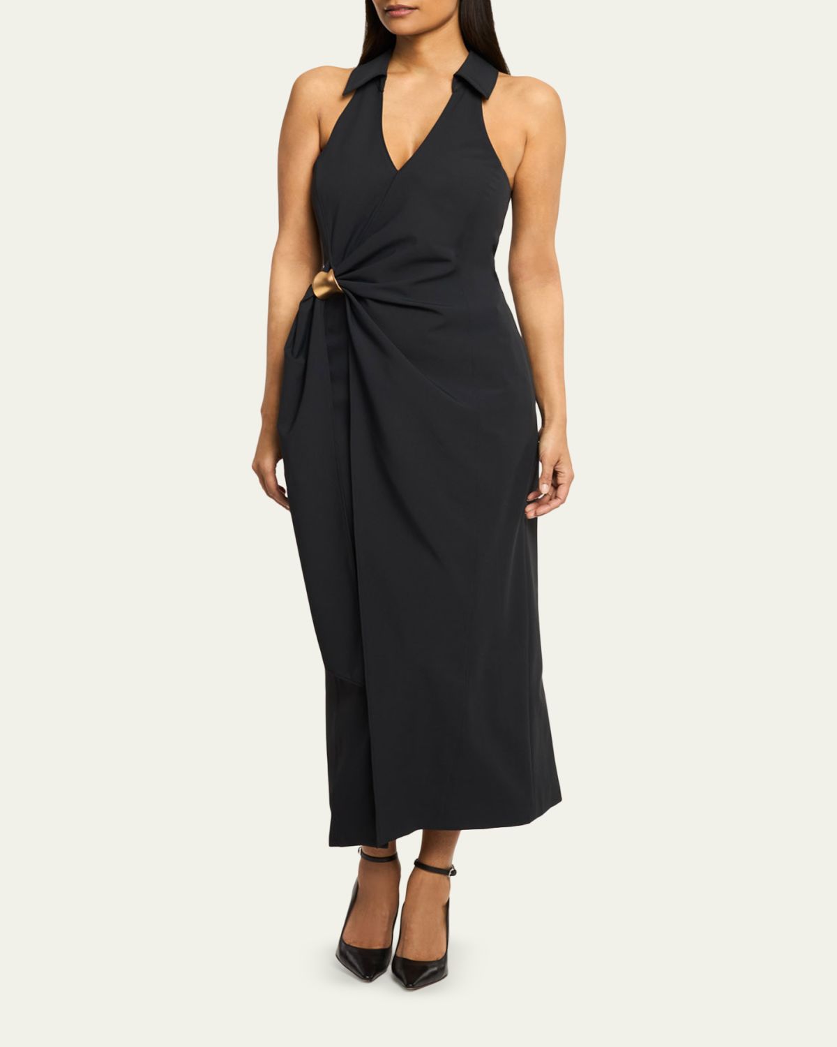 Cinq a Sept Enez Bangle Midi Dress | Thumbnail 2 Cinq a Sept Enez Bangle Midi Dress | Thumbnail 2