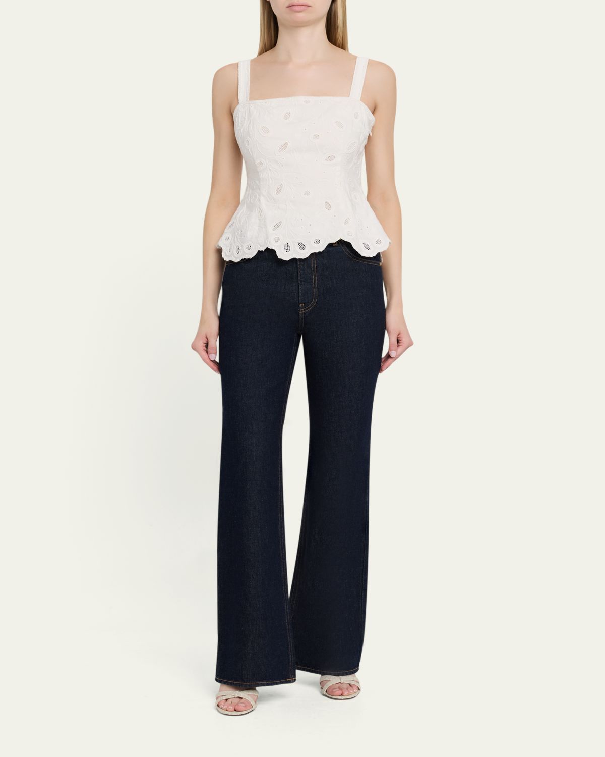 SIMKHAI Delaney Embroidered Bustier Top | Thumbnail 2 SIMKHAI Delaney Embroidered Bustier Top | Thumbnail 2