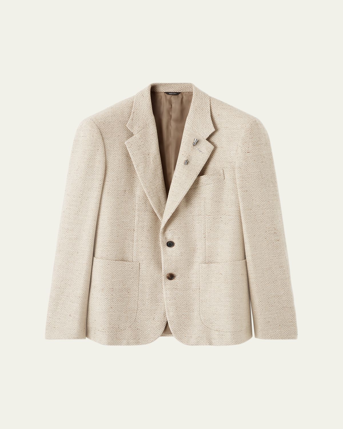 Loro Piana Men's Hedland Notch Lapel Single-Breasted Blazer