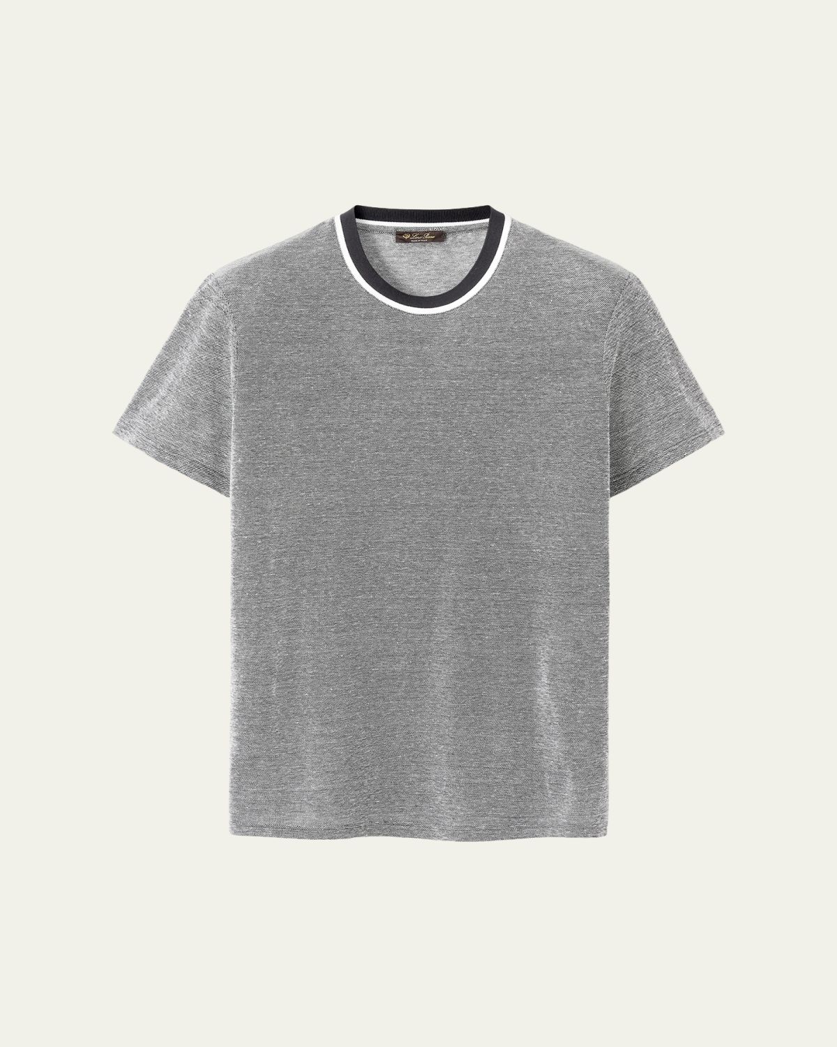 Loro Piana Men's Sciabecco Stripe Crewneck T-Shirt