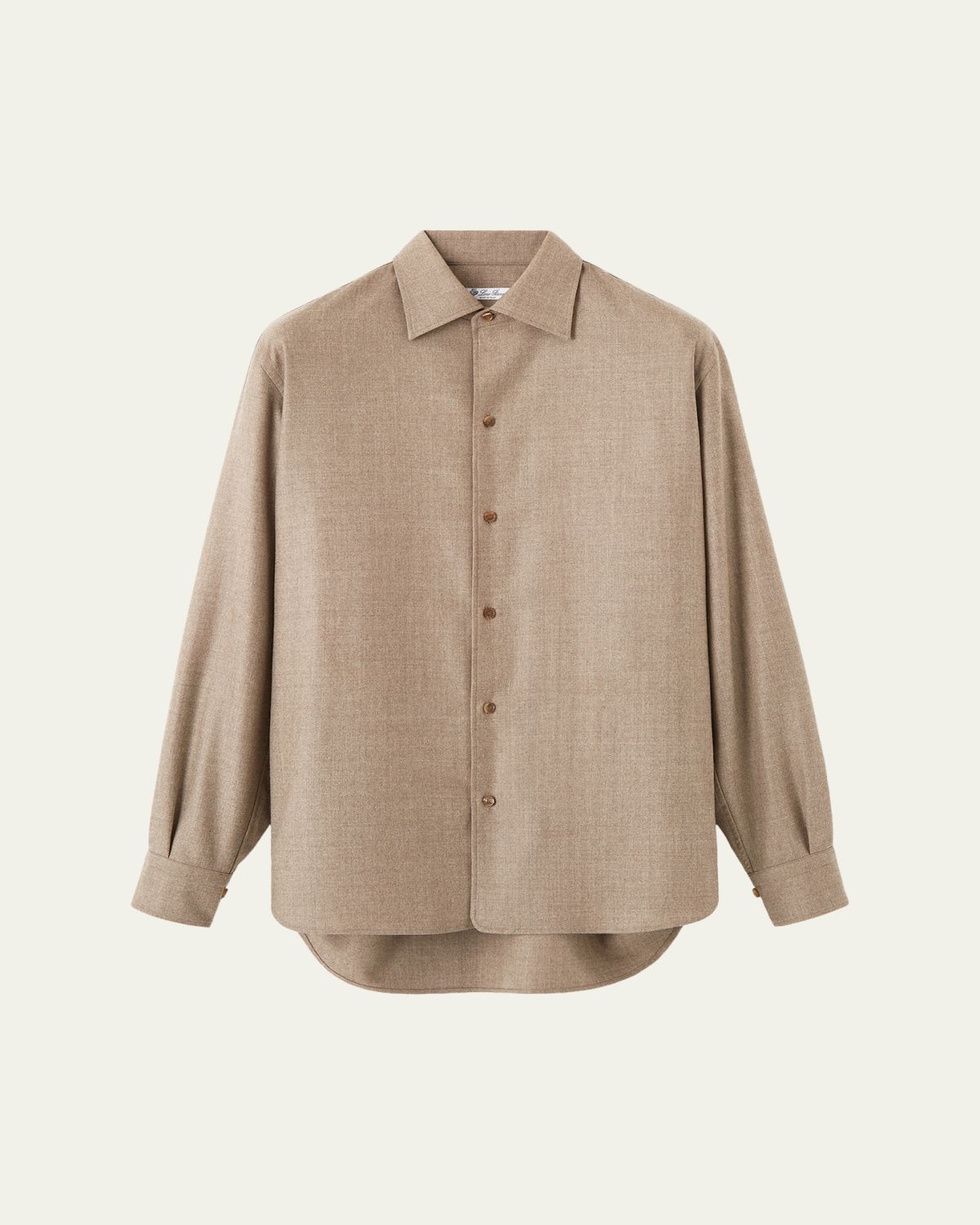 Loro Piana Men's Franco Wool Button-Down Shirt