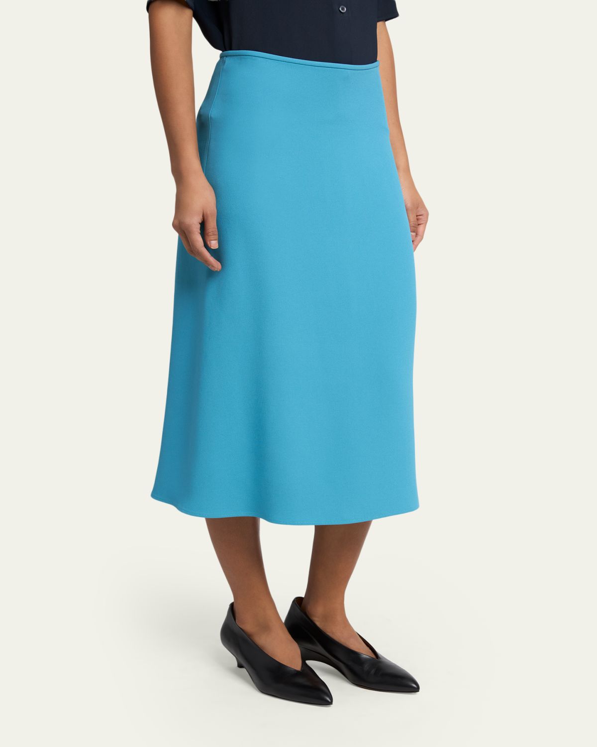 Jil Sander Viscose Bias Midi Skirt | Thumbnail 4