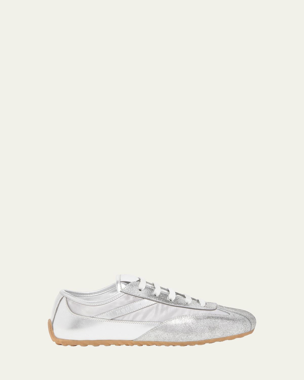 McQueen Boxe Low-Top Leather Sneakers
