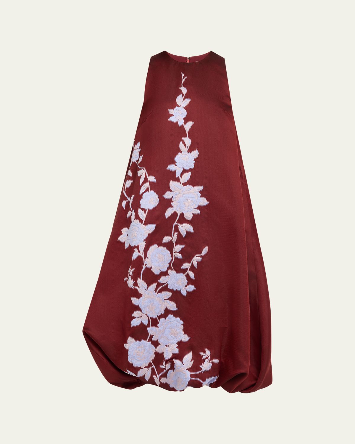 Lela Rose Rose Fil Coupe Sleeveless Midi Bubble Dress