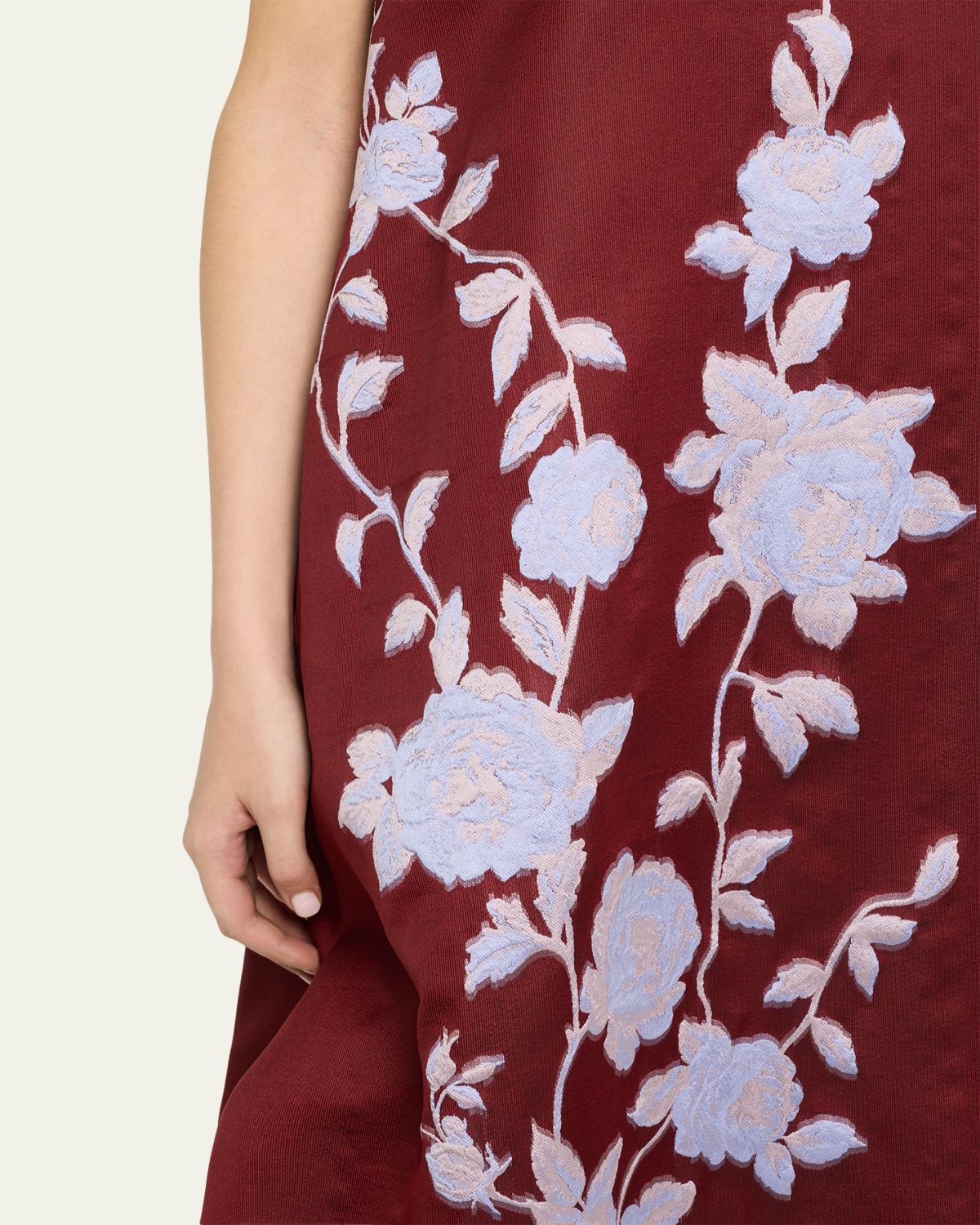 Lela Rose Rose Fil Coupe Sleeveless Midi Bubble Dress | Thumbnail 5 Lela Rose Rose Fil Coupe Sleeveless Midi Bubble Dress | Thumbnail 5