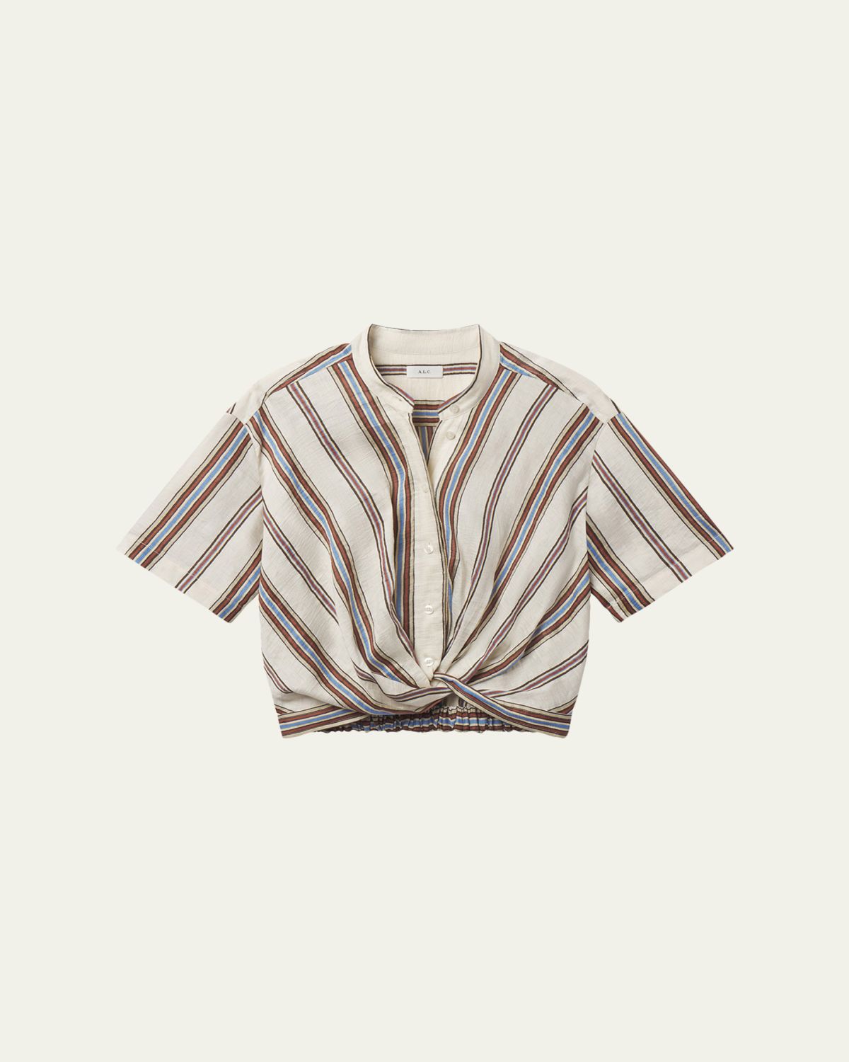 A.L.C. Leonore Gathered Linen Top | Thumbnail 6 A.L.C. Leonore Gathered Linen Top | Thumbnail 6