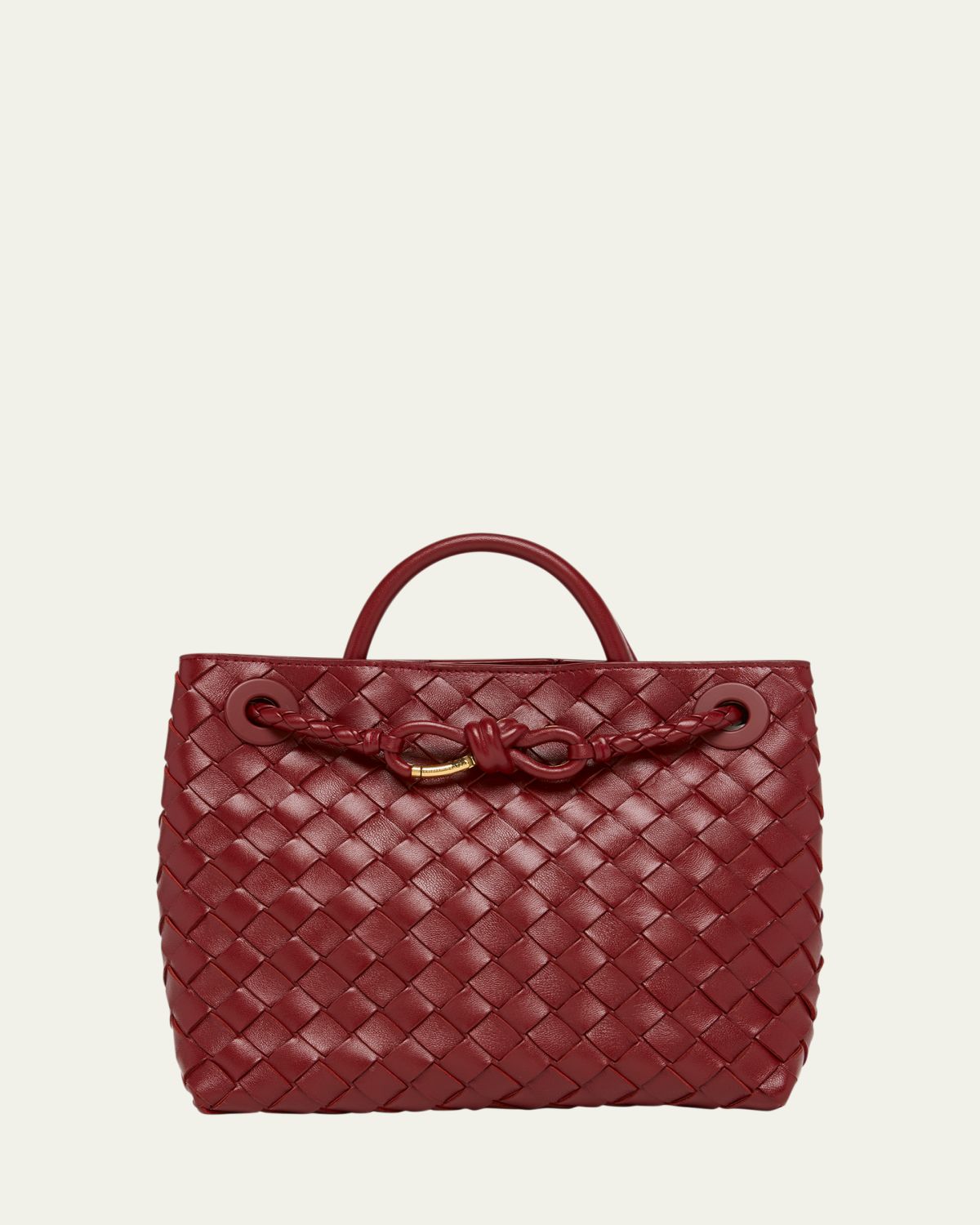 Bottega Veneta Andiamo Small Leather Tote Bag