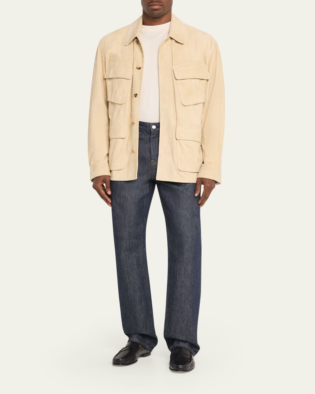 Ralph Lauren Purple Label Men's Suede Field Jacket | Thumbnail 2 Ralph Lauren Purple Label Men's Suede Field Jacket | Thumbnail 2